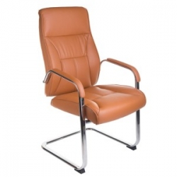 Fotel konferencyjny BX-5085C Brązowy OUTLET