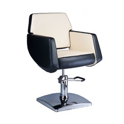 Fotel fryzjerski NICO czarno-kremowy BD-1088