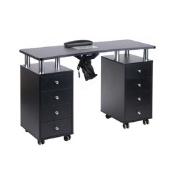 Stolik do manicure z pochłaniaczem BD-3425+P CZARN