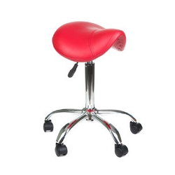 Taboret kosmetyczny BD-9909 Czerwony