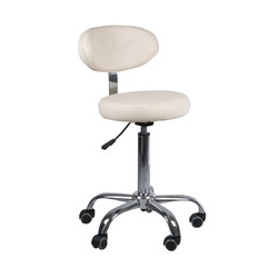 Taboret kosmetyczny z opar. BD-9934 kremowy