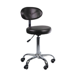 Taboret kosmetyczny z opar. BD-9934 czarny