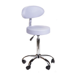 Taboret kosmetyczny z oparciem BD-9934 lawenda