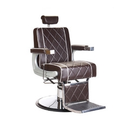 Fotel barberski ODYS BH-31825M Brązowy