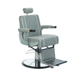 Fotel barberski ODYS BH-31825M Jasny Szary