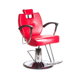 Fotel barberski HEKTOR BH-3208 Czerwony