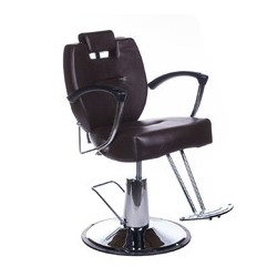 Fotel barberski HEKTOR BH-3208 Brązowy