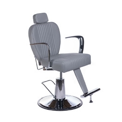 Fotel barberski OLAF BH-3273 Jasny szary