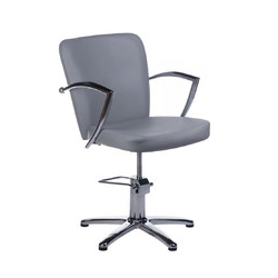 Fotel fryzjerski LIVIO jasno szary BH-8173