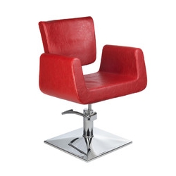 Fotel fryzjerski Vito BH-8802 czerwony