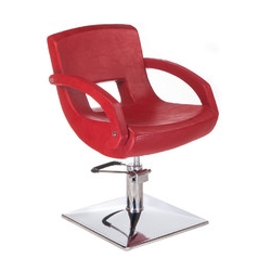 Fotel fryzjerski Nino BH-8805 czerwony