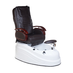 Fotel do pedicure z masażem BR-2307 Brązowy