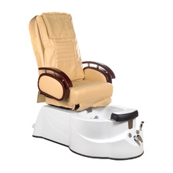 Fotel do pedicure z masażem BR-3820D Beżowy