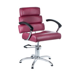 Fotel fryzjerski FIORE wrzosowy BR-3857