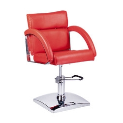Fotel fryzjerski DINO czerwony BR-3920