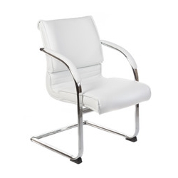 Fotel konferencyjny CorpoComfort BX-3339B Biały