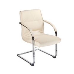 Fotel konferencyjny CorpoComfort BX-3346 Kremowy
