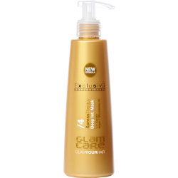 GLAM CARE Xpress Therapy Maska do rekonstrukcji włosów z keratyną, Arganen i Olejem Macadamia 250ml