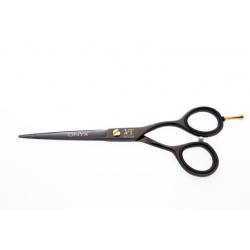 Nożyczki fryzjerskie ONYX 6" BLACK - czarne