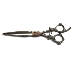 Nożyczki fryzjerskie GOLD TON  6,5" KROSS  POLISH SILVER