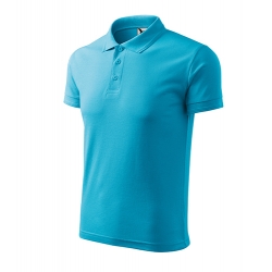 203 Koszulka Polo turkus