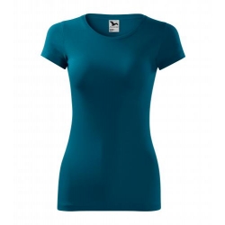 141 Koszulka Slim Petrol Blue