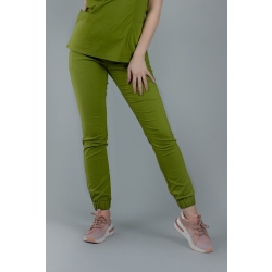 Spodnie joggery scrubs 101 zielone