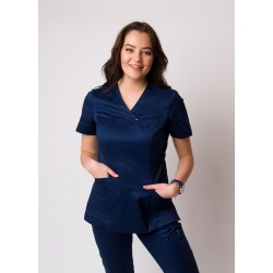 Bluza scrubs nr 86-H granatowa