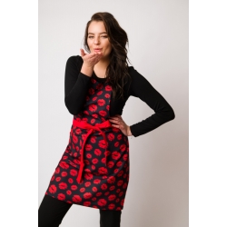 Fartuszek nr 98 red lips
