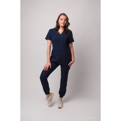 Bluza scrubs nr 88-O granat