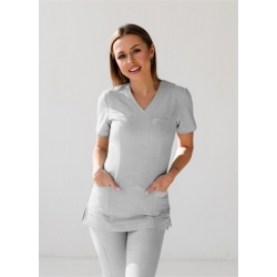 Bluza scrubs nr 188 jasny szary