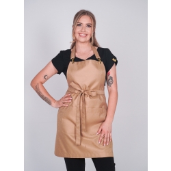 Fartuszek nr 99 złoty + złote klamerki