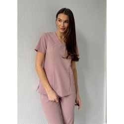 Bluza scrubs nr 188 angielski róż