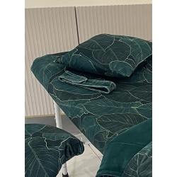 Opaska welur liście