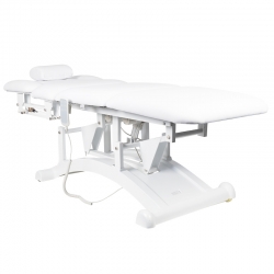 Leżanka elektr. do masażu Basic 165 3 siln. biała