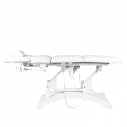 Leżanka elektr. do masażu Basic 165 3 siln. biała