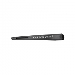 Klamry fryzjerskie do włosów Carbon E-15 6 szt. 11,5 cm czarne