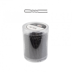 Kokówki fryzjerskie do włosów E-65 300 szt. 6 cm czarne