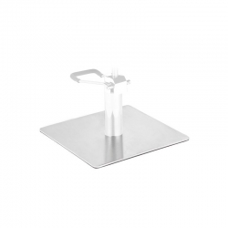 Podstawa do fotela fryzjerskiego kwadratowa inox L009