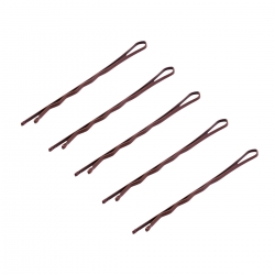 Wsuwki fryzjerskie do włosów E-58 120 szt 5,6 cm miedziany