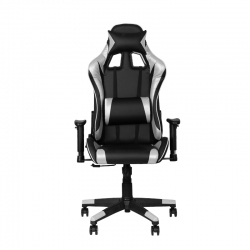 Fotel gamingowy Premium 912 srebrny