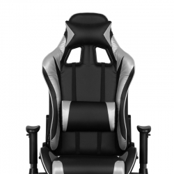 Fotel gamingowy Premium 912 srebrny