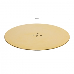 Podstawa do fotela fryzjerskiego okrągła złota L010