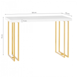 Biurko kosmetyczne Agnes T08 białe