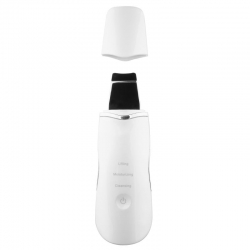 Urządzenie Mini Skin Scrubber white pearl + Syis ampułka z kwasem hialuronowym 15 ml