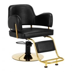 Hair System fotel fryzjerskiI Linz złoto czarny