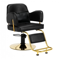 Hair System fotel fryzjerskiI Linz złoto czarny
