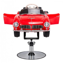 Fotel fryzjerski dziecięcy BMW 507 roadster czerwony