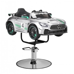 FOTEL FRYZJERSKI DZIECIĘCY SAMOCHODZIK MERCEDES GT4 AMG