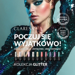CLARESA Lakier hybrydowy GLITTER 14 -5g